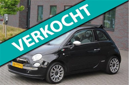 Fiat 500 C - 0.9 TwinAir Lounge cabrio navigatie/Airco - 1