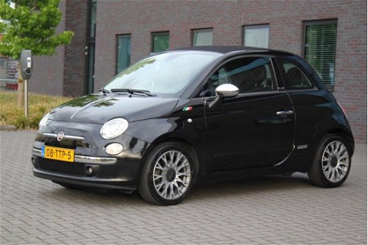 Fiat 500 C - 0.9 TwinAir Lounge cabrio navigatie/Airco - 1