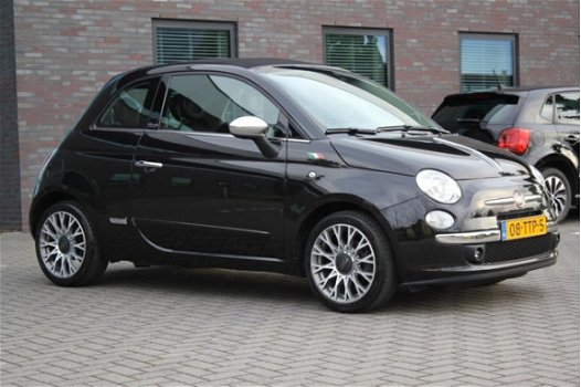 Fiat 500 C - 0.9 TwinAir Lounge cabrio navigatie/Airco - 1