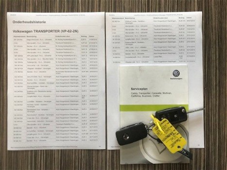 Volkswagen Transporter - 2.0 TDI DSG L2 Navi pdc Clima Ex btw Zeer nette bus dealer onderhouden - 1