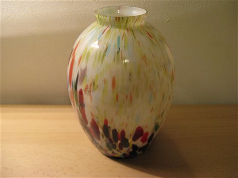 Decoratieve oude Murano vaas, hoogte 19 cm... - 1