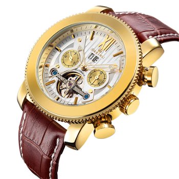 ORKINA automatic Tourbillon Horloge! - 2