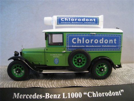 1:43 Mercedes Benz L1000 Chlorodont reklame 1929–1936 - 0