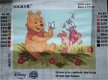 DISNEY VOORBEDRUKT BORDUURSTRAMIEN ,WINNIE EN KNOR MET VLINDERS - 1 - Thumbnail