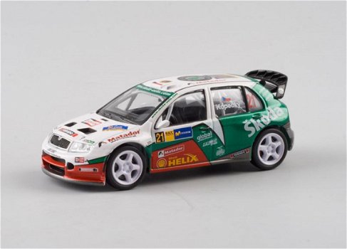 1:43 Abrex Skoda Fabia WRC Evo II rally 2006 #21 - 0