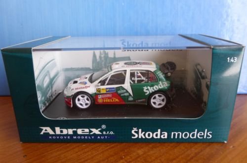 1:43 Abrex Skoda Fabia WRC Evo II rally 2006 #21 - 1