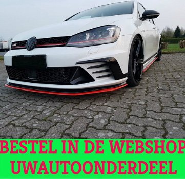 Volkswagen Golf 7 GTI Clubsport Voorspoiler Spoiler Splitter Versie 1 - 1