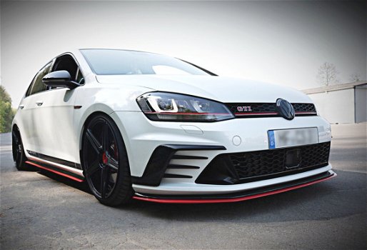 Volkswagen Golf 7 GTI Clubsport Voorspoiler Spoiler Splitter Versie 1 - 6