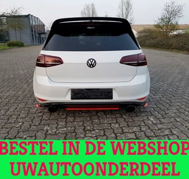 Volkswagen Golf 7 GTI Clubsport Valance Spoiler Rear Centre - 1