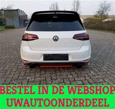 Volkswagen Golf 7 GTI Clubsport Valance Spoiler Rear Centre - 1