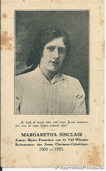 Prentje Margaretha Sinclair 1928 - 1