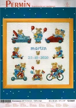 PERMIN GROOT BORDUURPAKKET GEBOORTE , MARTIN