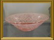 Mooi oud roze art deco glazen schaaltje - 1 - Thumbnail