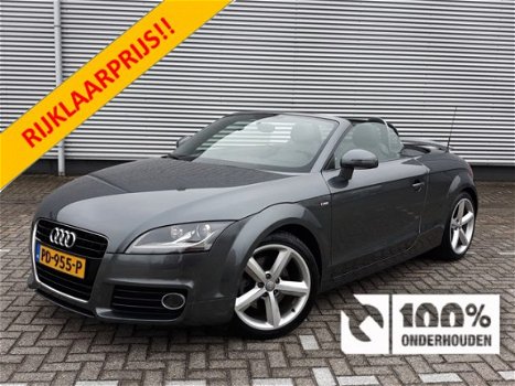 Audi TT - Cabriolet 1.8 S-line uitstraling RIJKLAAR s-line binnen en buiten, clima, xenon+led, 1/2 z - 1