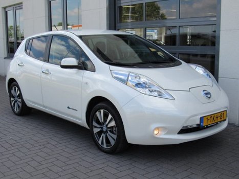 Nissan LEAF - Tekna 24 kWh Automaat EX BTW Dealer onderhouden/Leder/Navi/360 Camera - 1