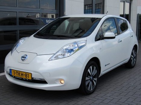 Nissan LEAF - Tekna 24 kWh Automaat Inc. BTW Dealer onderhouden/Leder/Navi/360 Camera - 1