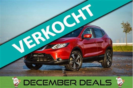 Nissan Qashqai - 1.2 Tekna 360, clima, cruise, panorama, metalic, PDC, Eerste eigenaar - 1