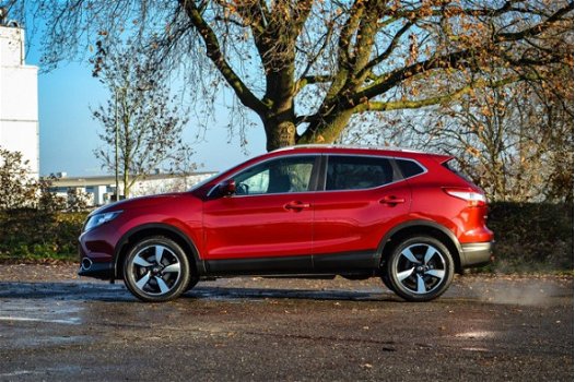 Nissan Qashqai - 1.2 Tekna 360, clima, cruise, panorama, metalic, PDC, Eerste eigenaar - 1