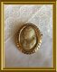 Vintage broche : glas camee - 1 - Thumbnail