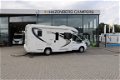 101 VERKOCHT Nagenoeg nieuwe Chausson Welcome 630 enkele bedden elektrisch verstelbaar - 1 - Thumbnail