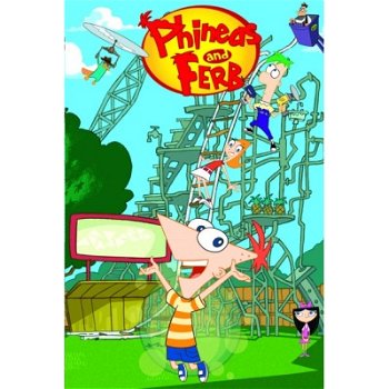 Phineas and Ferb poster bij Stichting Superwens! - 1