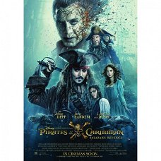 Disney Pirates of the Caribbean Salazar's Revenge bioscoop poster bij Stichting Superwens!