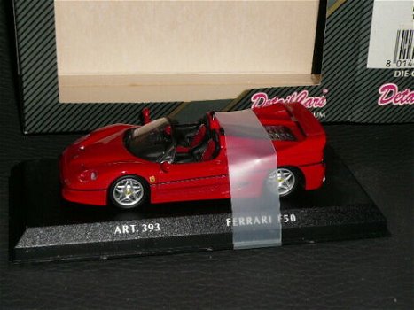 1:43 DetailCars 393 Ferrari F50 Cabrio rood - 0