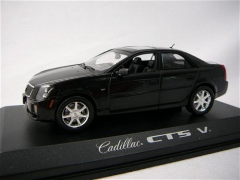 1:43 Norev 910011 Cadillac cts v 2005 zwart - 1