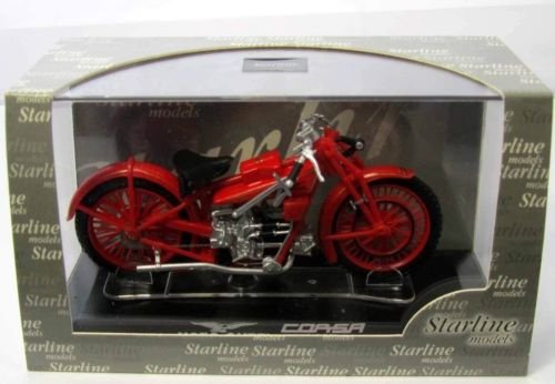 1:24 Starline 990288 Moto Guzzi Corsa 4V rood - 0