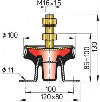 Vetus hydro-demper - 2