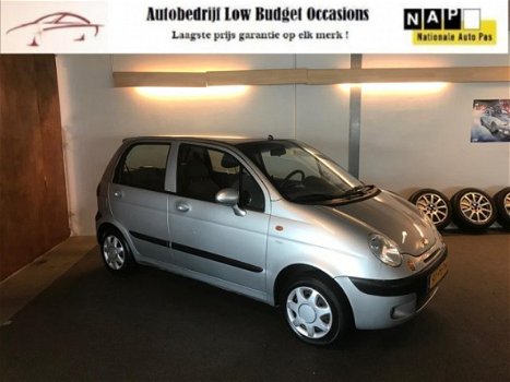 Chevrolet Matiz - 1.0 Style Apk Nieuw, Airco, Str-bekracht, E-Ramen, N.A.P, 5Drs, Topstaat - 1