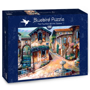 Bluebird Puzzle - The Fountain on the Square - 1000 Stukjes - 2