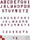 SIZZIX alfabet stencil nieuw in de doos - 1 - Thumbnail