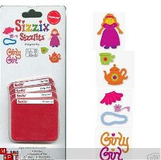 SIZZIX SIZZLITS  girl set