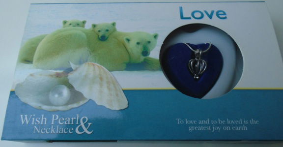 UNIEK GIFT LOVE PEARL LOVE BLAUW KADO TIP - nr. 1