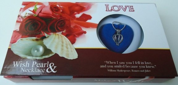 UNIEK GIFT LOVE PEARL LOVE ROOD KADO TIP - Afbeelding 2