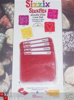 Sizzix sizzlits Love set - 1