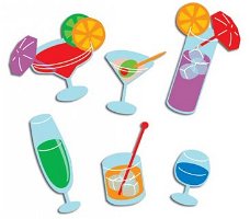 Sizzix sizzlits Drink set