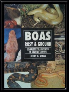 Boa's, Rosy & Ground, Jerry G.Walls, skinks (vier boekjes over slangen)