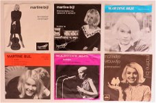 6x Martine Bijl 1966 - 1970 (singles + EP)