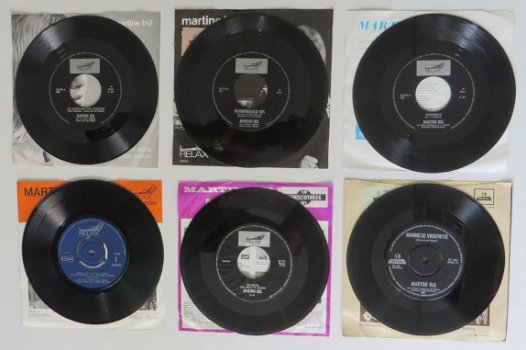 6x Martine Bijl 1966 - 1970 (singles + EP) - 3