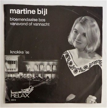 6x Martine Bijl 1966 - 1970 (singles + EP) - 6