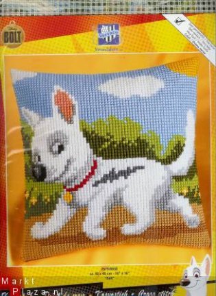 OPRUIMING DISNEY BORDUURPAKKET (KUSSEN) dr.BOLT 40 X 40 cm laatste - nr. 1