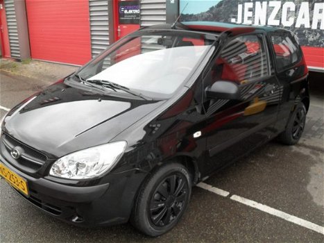 Hyundai Getz - 1.4i Active, zwart, ZUINIG 104.048KM - 1