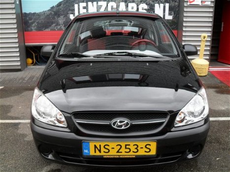 Hyundai Getz - 1.4i Active, zwart, ZUINIG 104.048KM - 1