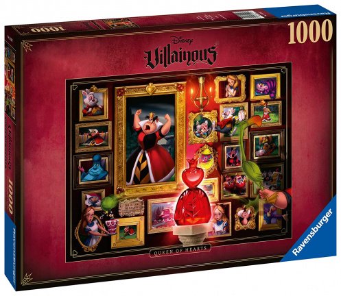 Ravensburger - Queen of Hearts - 1000 Stukjes Nieuw - Afbeelding 3