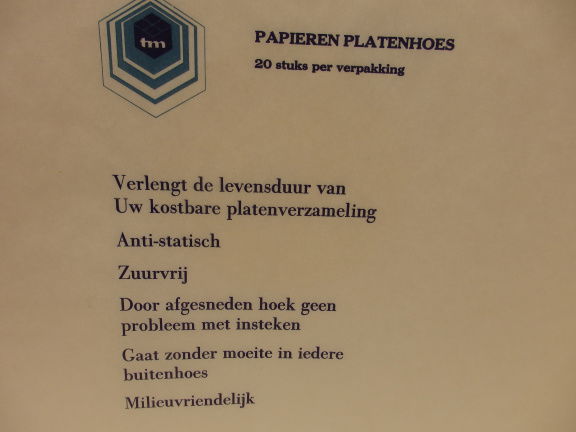 4 x Ter Meulen Post - LP binnenhoezen. - Afbeelding 2