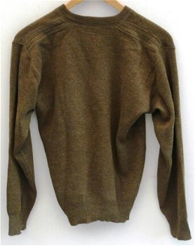 Trui / Pullover, Winter, V-hals, Koninklijke Landmacht, Maat: 3, 1960.(Nr.1) - 4