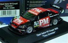 1:43 Schuco 04886 Opel Astra V8 DTM 2003 #18 Schneider PM Magazine