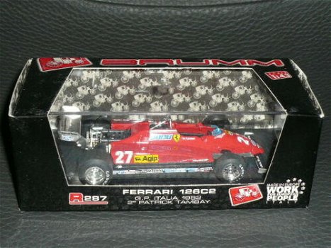 1:43 Brumm R287 Ferrari 126C2 F1 Italia 1982 #27 Patrick Tambay - 3